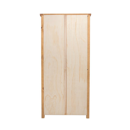 Fernleaf Julianna 2 Door Solid + Manufactured Wood Wardrobe & Reviews